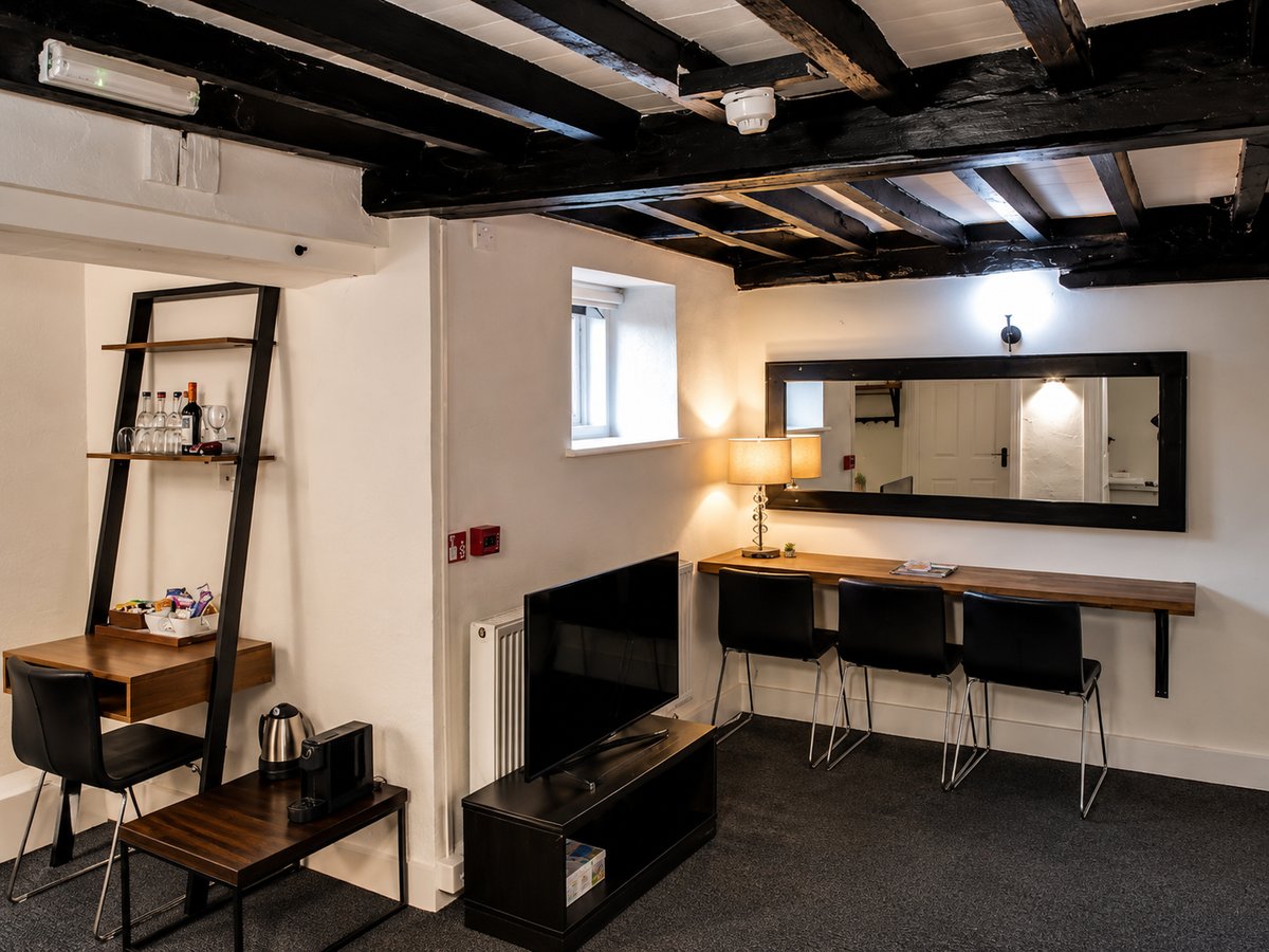 Family Suite living area at The Kings Arms Hotel